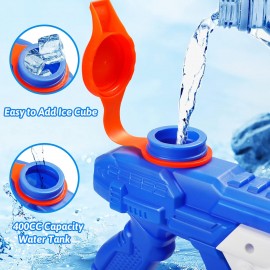 Quanquer Water Gun for Kids Adults - 4 Pack Soaker Squirt Water Toy Gun with High Capacity Long Shooting Range - Super Water Blaster Pool Toys for Summer Swimming Beach Water Fighting