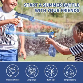 Electric Water Gun,Squirt Guns,Water Gun with Large Capacity Super Long Distance Shooting,Automatic Water Gun for Kids & Adults,Water Guns for Kids Ages 4-8 & 8-12.