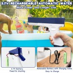 Electric Water Gun Toy Automatic Super 434CC+58CC High Capacity Squirt Guns Up to 32 FT Range Strong Water Blaster for Adults & Kids Swimming Pool Party Beach Outdoor Activity