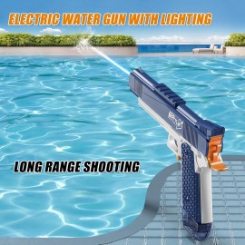 Water Gun,Electric Water Gun with Super Long Range,500CC+60CC Large Capacity Automatic Squirt Gun,Water Blaster Pistol Toy for Adults & Kids Summer Swimming Pool Beach Outdoor Activity