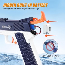 Water Gun,Electric Water Gun with Super Long Range,500CC+60CC Large Capacity Automatic Squirt Gun,Water Blaster Pistol Toy for Adults & Kids Summer Swimming Pool Beach Outdoor Activity