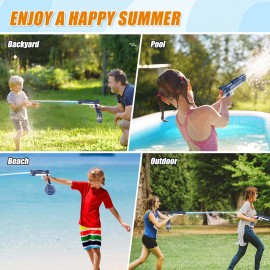 Water Gun,Electric Water Gun with Super Long Range,500CC+60CC Large Capacity Automatic Squirt Gun,Water Blaster Pistol Toy for Adults & Kids Summer Swimming Pool Beach Outdoor Activity